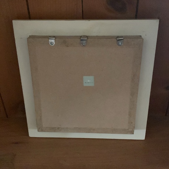 SHIP.  ANCHOR.  WHEEL. ENCASED IN GLASS WITH WOODEN FRAME - Picture 6 of 6